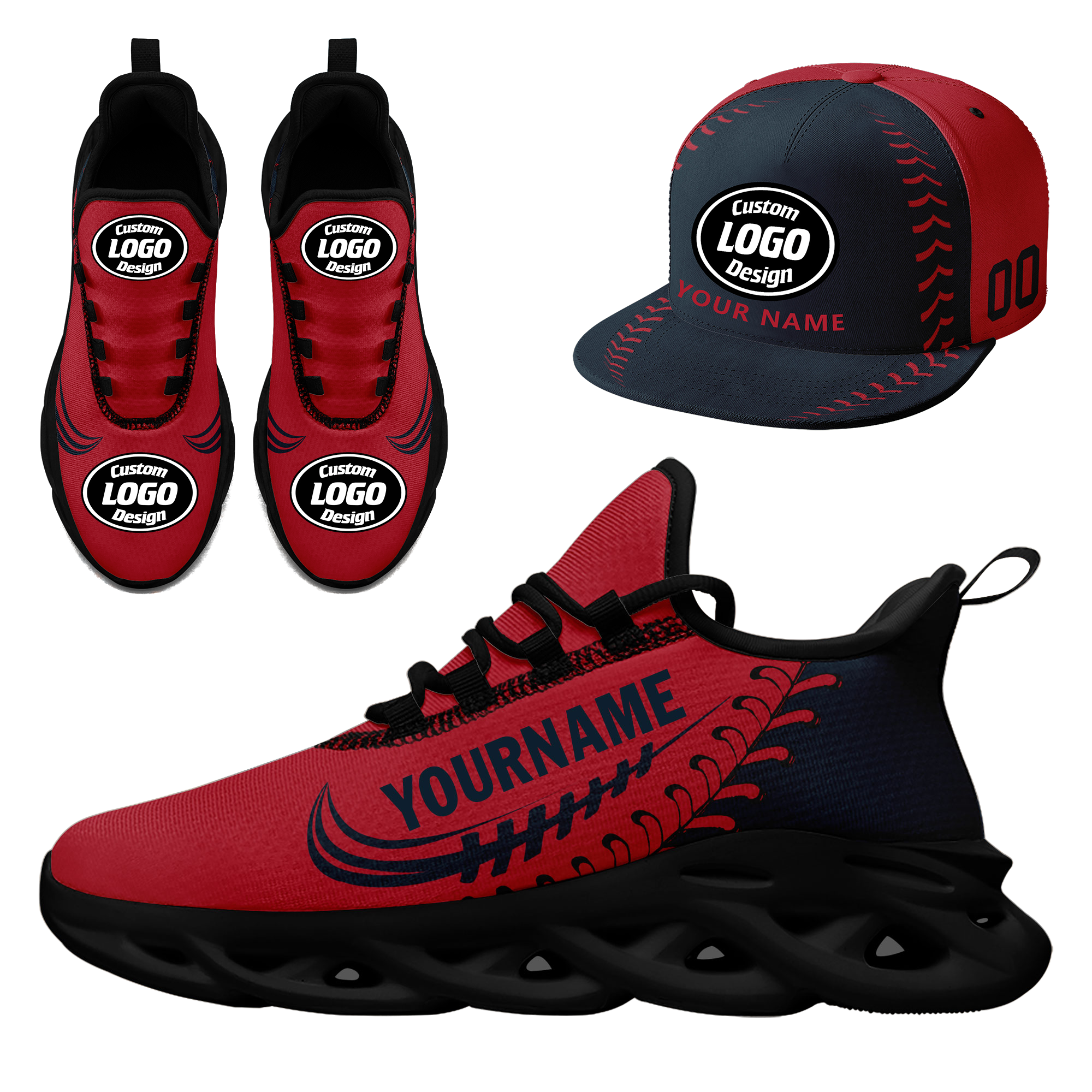 Custom MaxSoul Shoes and Hat Combo Personalized JH-bd0b00ea-f