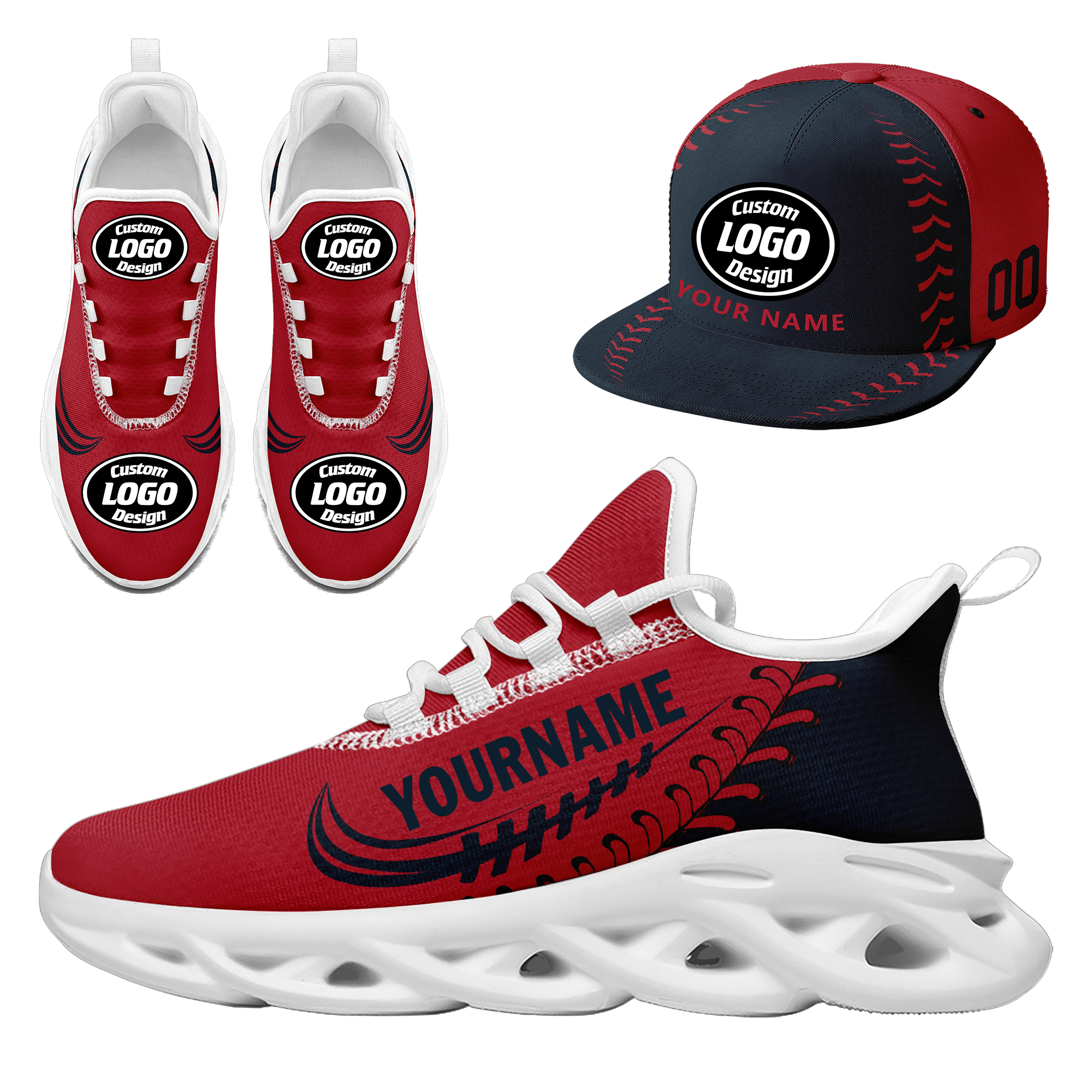 Custom MaxSoul Shoes and Hat Combo Personalized JH-bd0b00ea-f