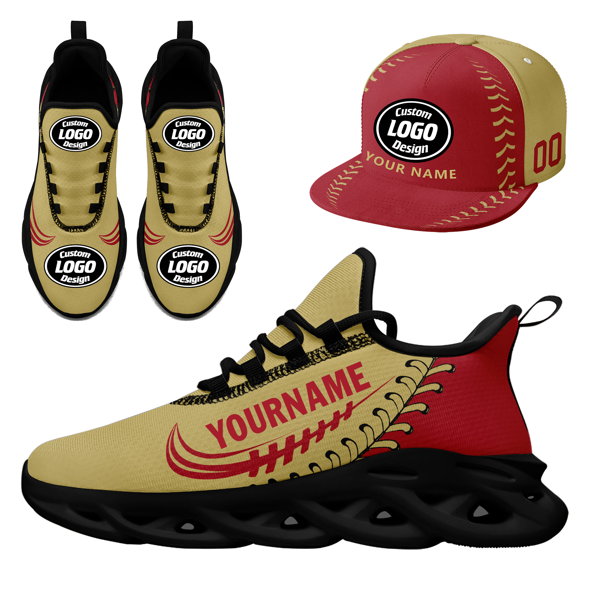 Custom MaxSoul Shoes and Hat Combo Personalized JH-bd0b00ea-7