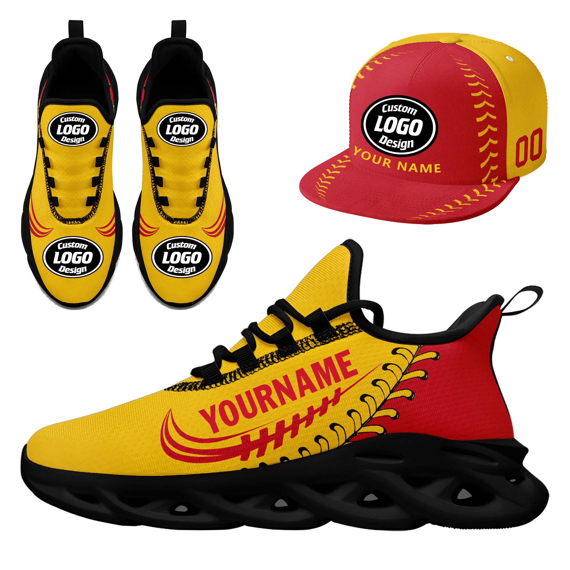 Custom MaxSoul Shoes and Hat Combo Personalized JH-bd0b00ea-8
