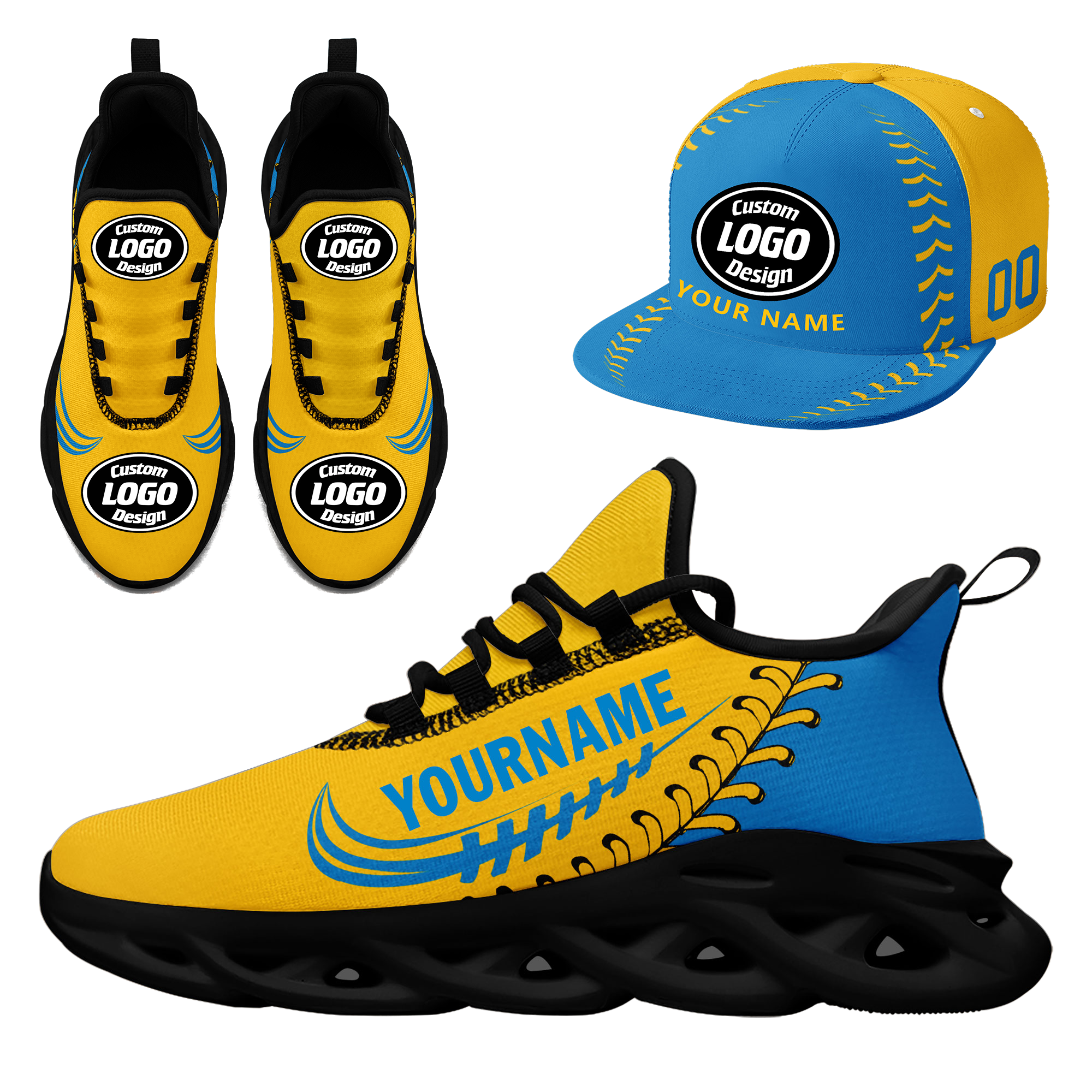 Custom MaxSoul Shoes and Hat Combo Personalized JH-bd0b00ea-9