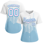 Custom White Aqua City Edition Pink Authentic Baseball Jersey BSBJ0a-bc0fbb7