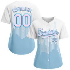 Custom White Aqua City Edition Pink Authentic Baseball Jersey BSBJ0a-bc0fbb7