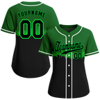 Custom Green Black City Edition Black Authentic Baseball Jersey BSBJ0a-bc0fbb9
