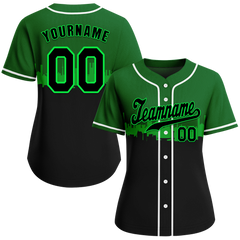 Custom Green Black City Edition Black Authentic Baseball Jersey BSBJ0a-bc0fbb9