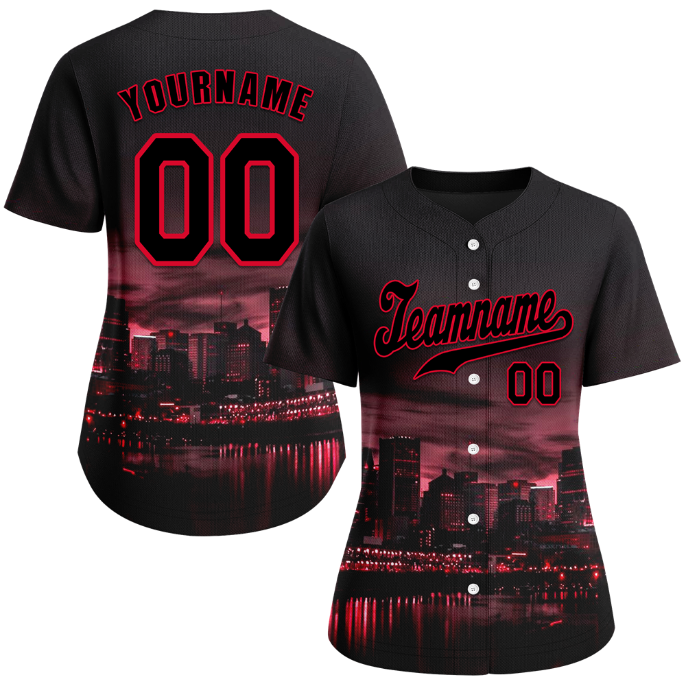 Custom Black City Edition Black Authentic Baseball Jersey BSBJ0a-bc0fbc0