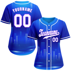 Custom Blue City Edition White Authentic Baseball Jersey BSBJ0a-bc0fbce