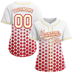 Custom White 3D Pattern Yellow Authentic Baseball Jersey BSBJ0a-bc0fbda