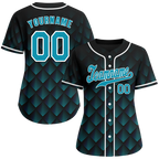 Custom Black 3D Pattern Aqua Authentic Baseball Jersey BSBJ0a-bc0fbdc