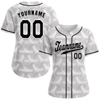 Custom White 3D Pattern Black Authentic Baseball Jersey BSBJ0a-bc0fbde