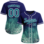 Custom Blue Aqua 3D Pattern Aqua Authentic Baseball Jersey BSBJ0a-bc0fbd9