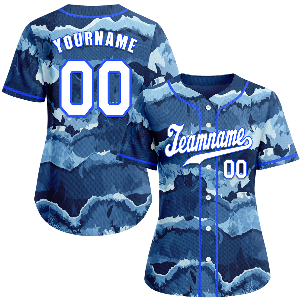 Custom Grey Tie Dye White Authentic Baseball Jersey BSBJ0a-bc0fbfd