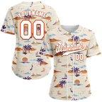 Custom Orange Hawaii White Authentic Baseball Jersey BSBJ0a-bc0fbf8