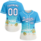 Custom Blue White Hawaii White Authentic Baseball Jersey BSBJ0a-bc0fb7c