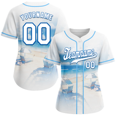 Custom White Blue Hawaii White Authentic Baseball Jersey BSBJ0a-bc0fb78