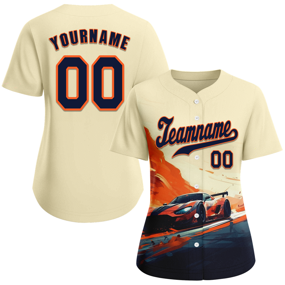 Custom Yellow Orange Drift Fashion Black Authentic Baseball Jersey BSBJ0a-bc0fb8f