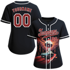 Custom Black Red Drift Fashion Red Authentic Baseball Jersey BSBJ0a-bc0fb87