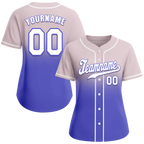 Custom  Fade Fashion White Authentic Baseball Jersey