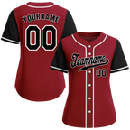 Custom Brown Black Raglan Sleeves Black Authentic Baseball Jersey
