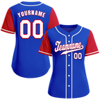 Custom Blue Brown Raglan Sleeves White Authentic Baseball Jersey
