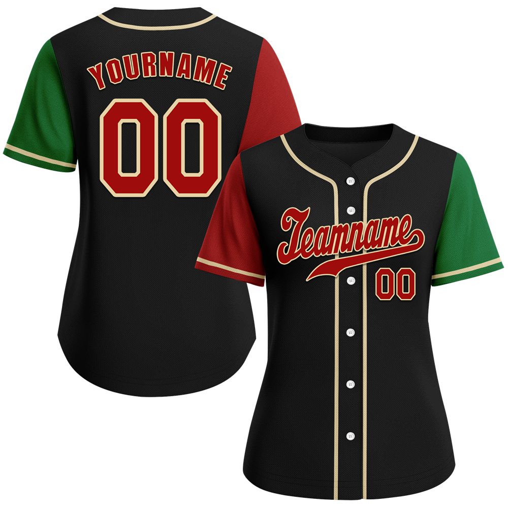 Custom Black Two Tone Brown Authentic Baseball Jersey