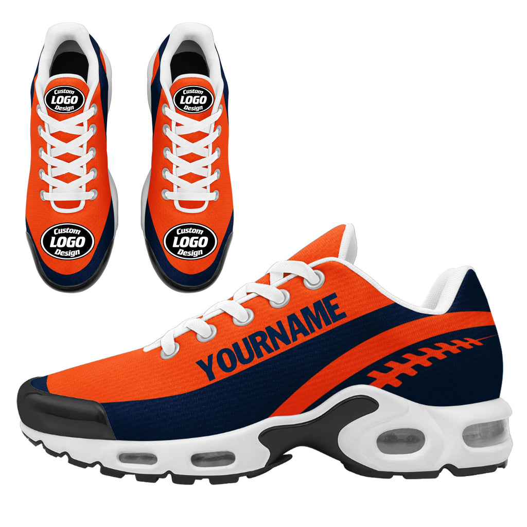 Custom Orange Blue TN Shoes Personalized Sneakers TN-D020077-10