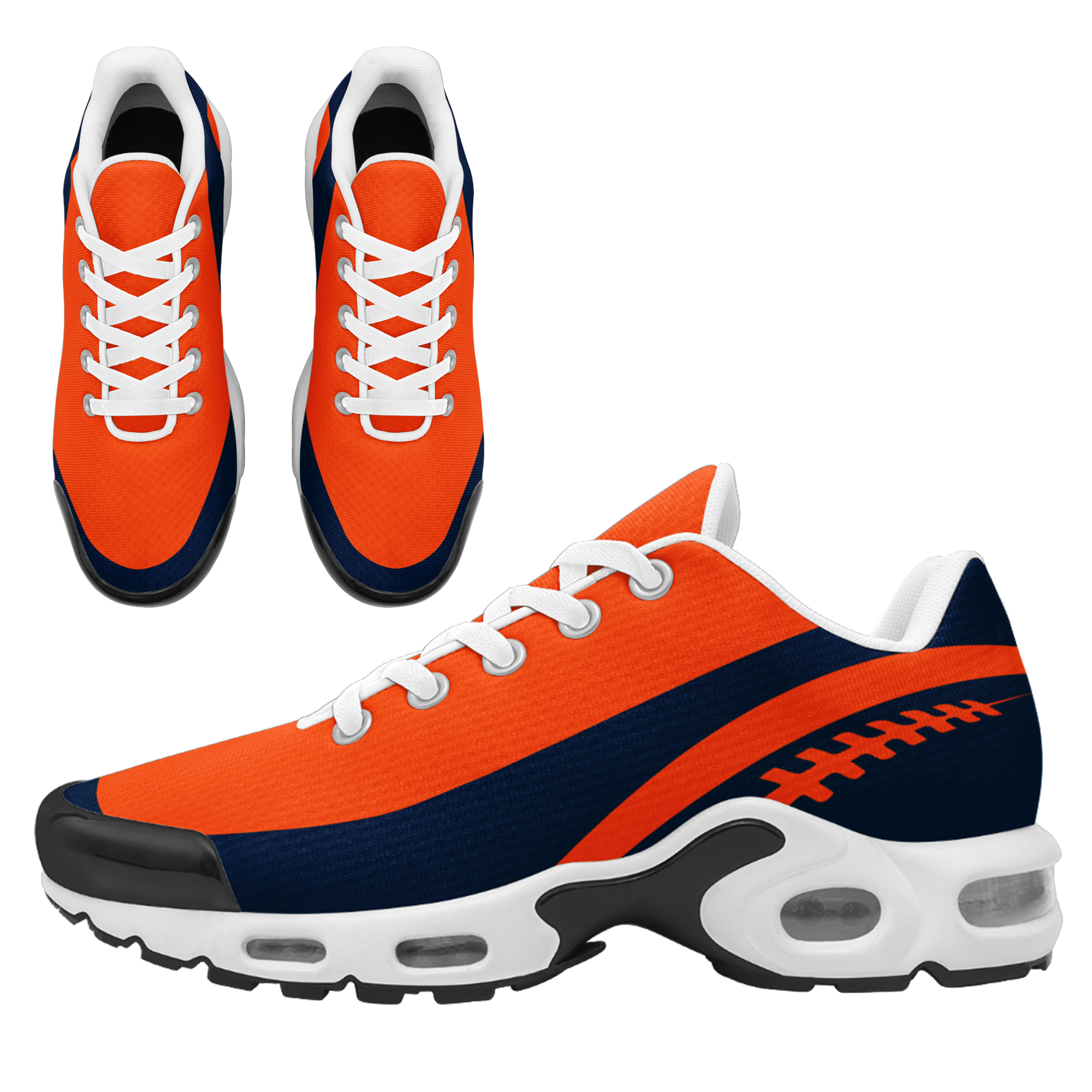 Custom Blue Orange Jersey and TN Shoes Combo Offer Personalized ZH-D0200101-10