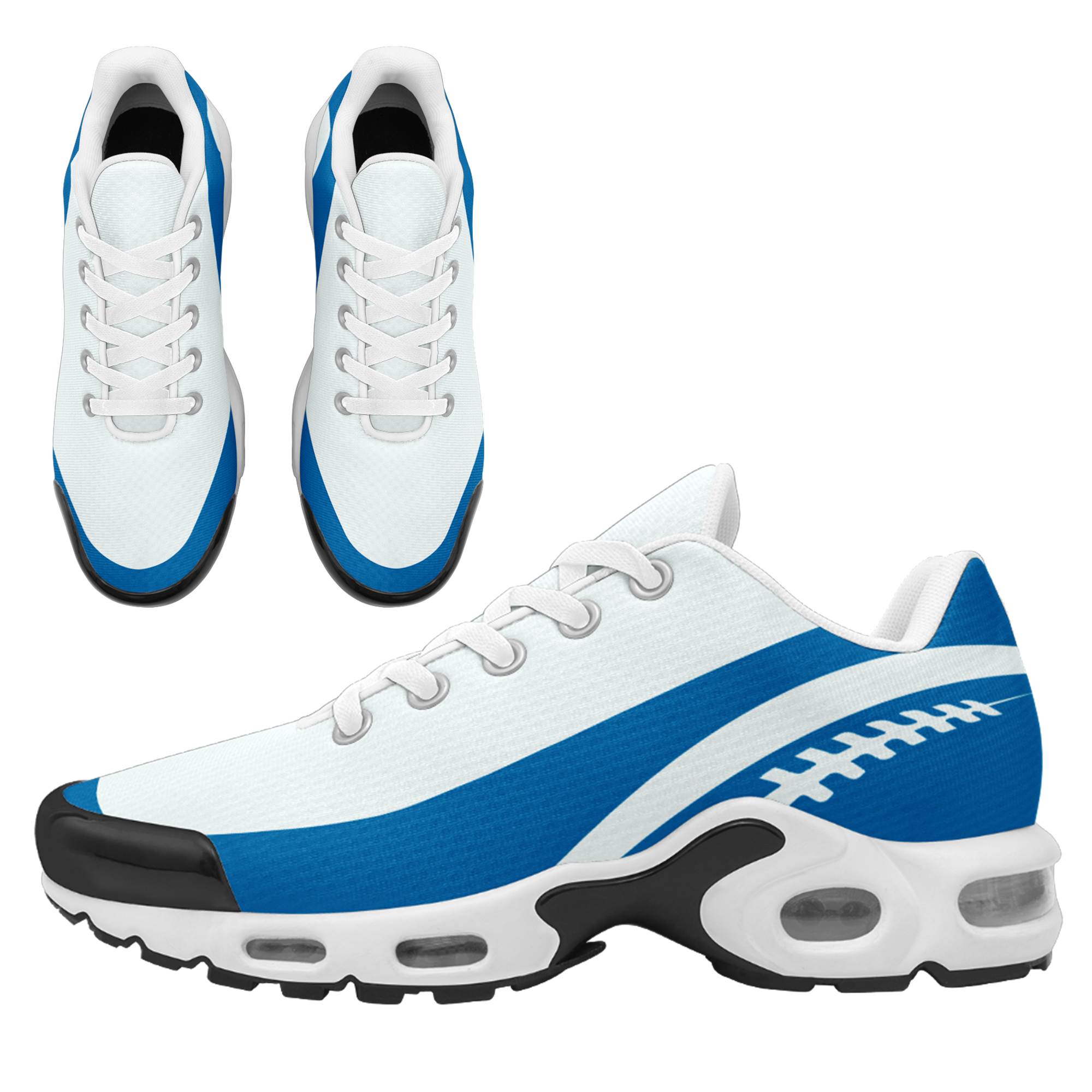 Custom Blue White Jersey and TN Shoes Combo Offer Personalized ZH-D0200101-11