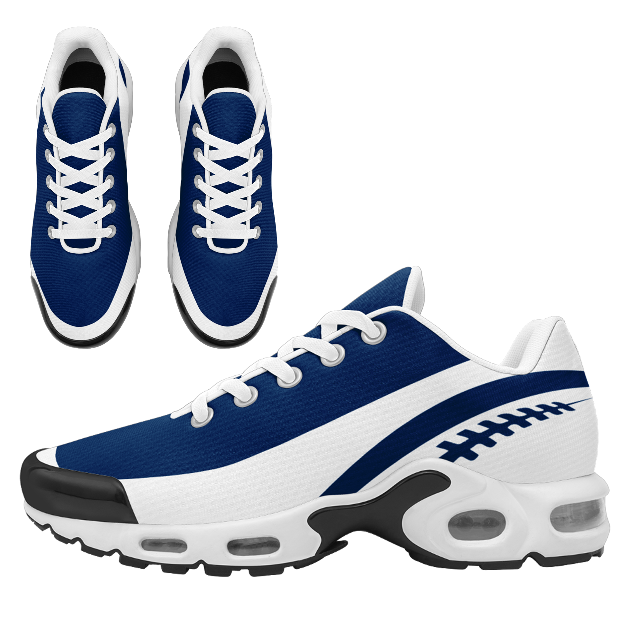 Custom Blue White TN Shoes Personalized Sneakers TN-D020077-14