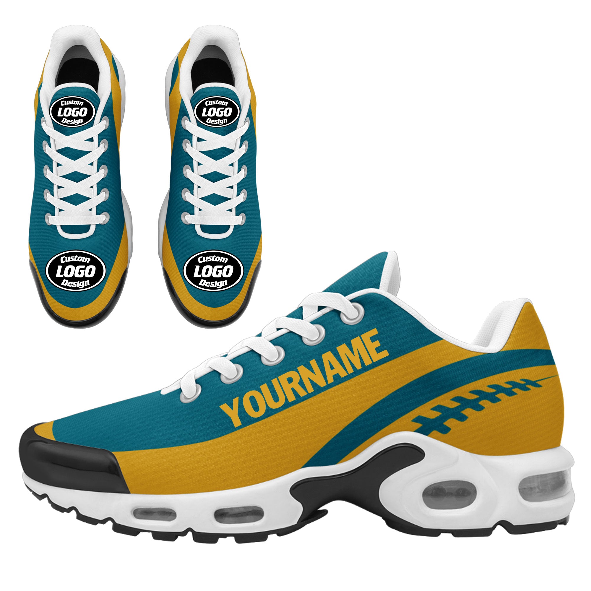 Custom Yellow Cyan Jersey and TN Shoes Combo Offer Personalized ZH-D0200101-16