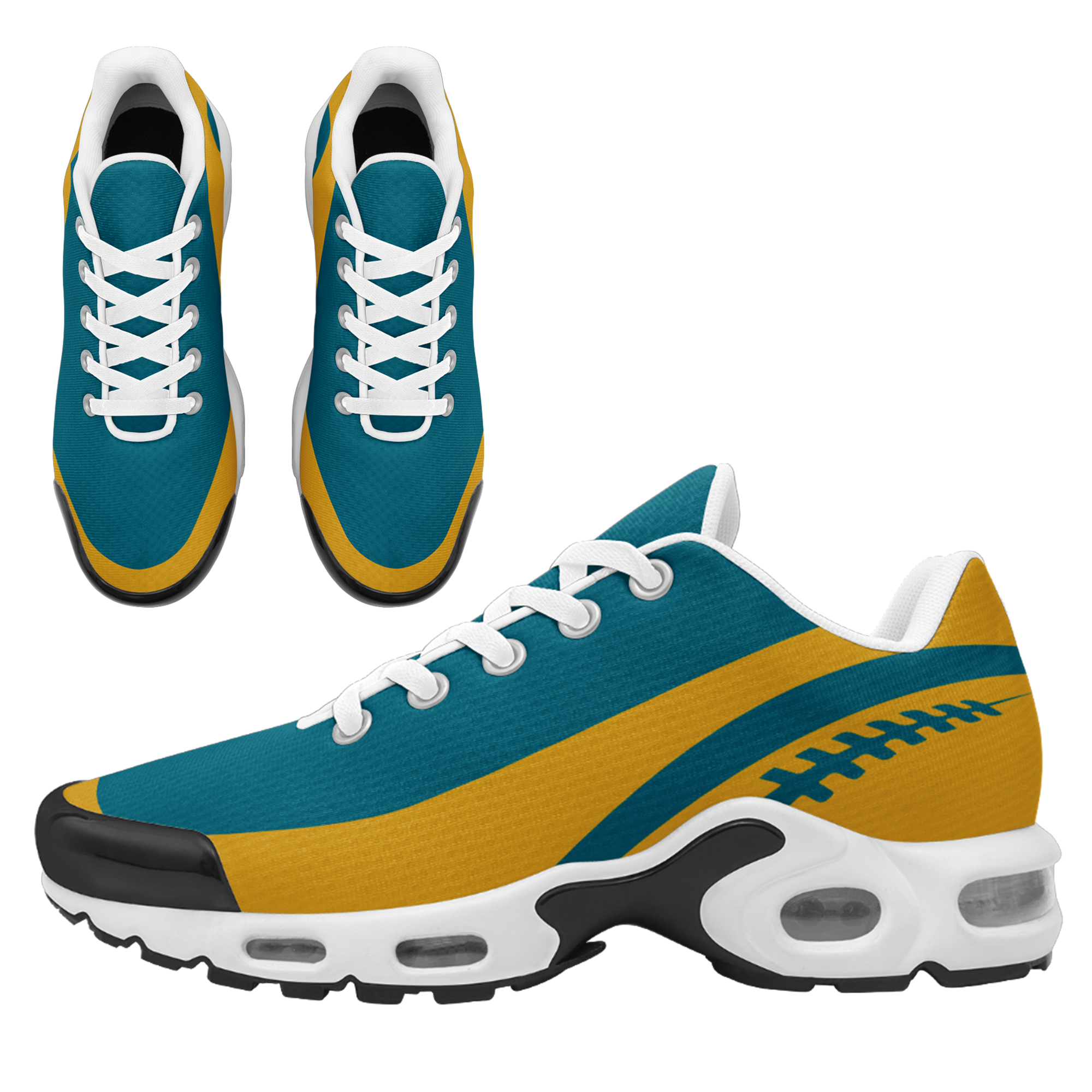 Custom Yellow Cyan Jersey and TN Shoes Combo Offer Personalized ZH-D0200101-16