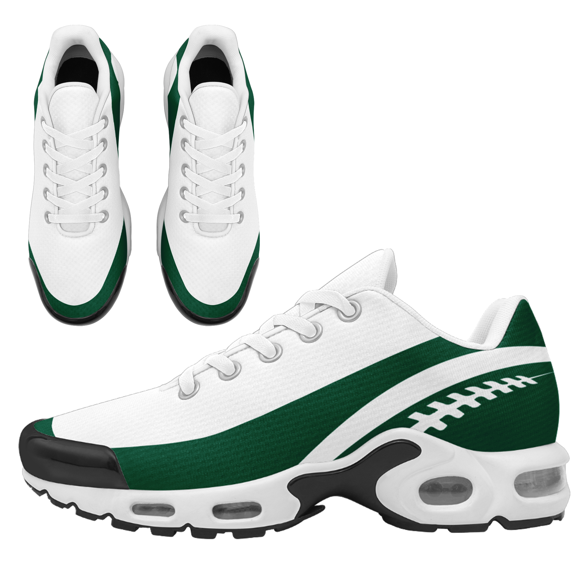 Custom Green White Jersey and TN Shoes Combo Offer Personalized ZH-D0200101-20