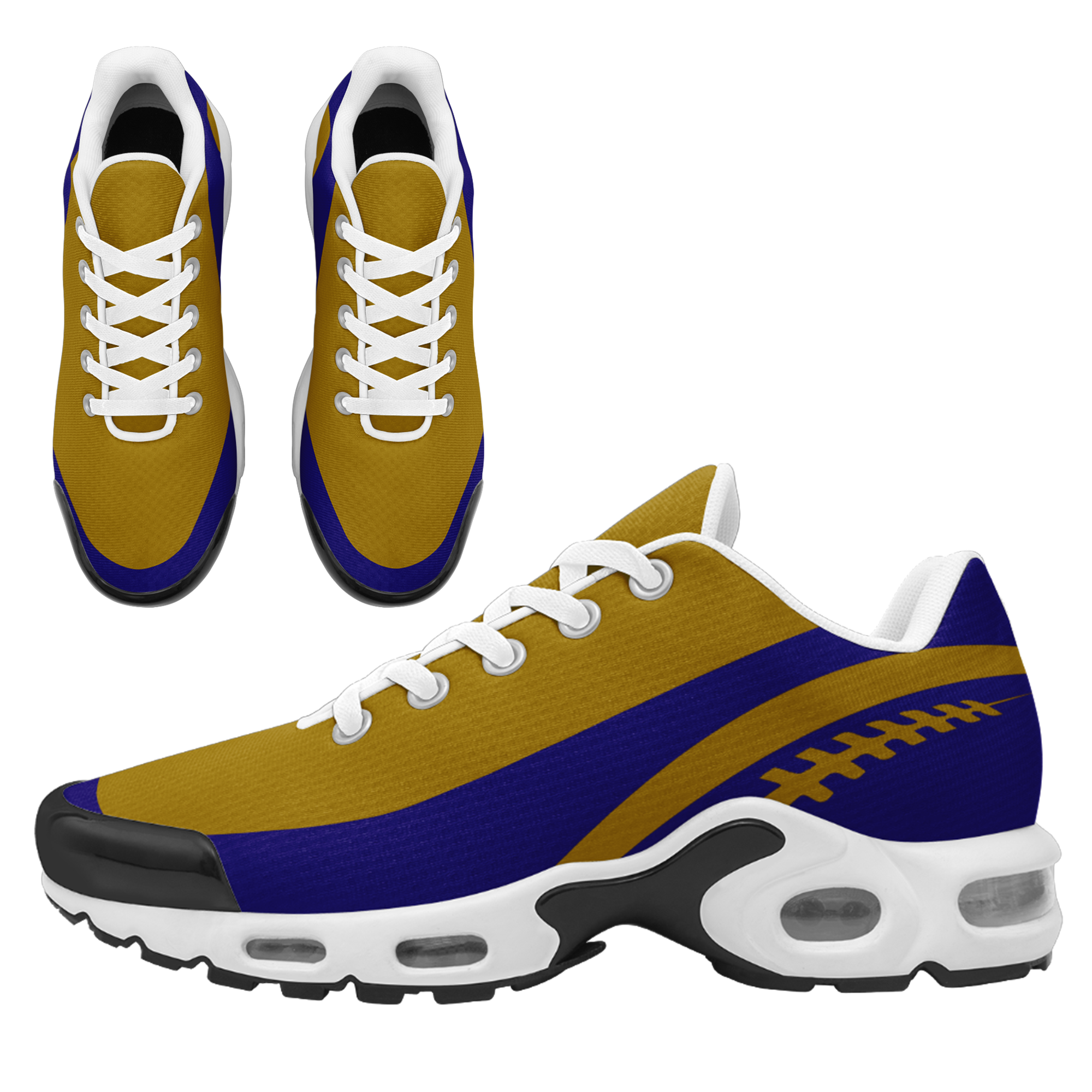 Custom Blue Yellow Jersey and TN Shoes Combo Offer Personalized ZH-D0200101-3