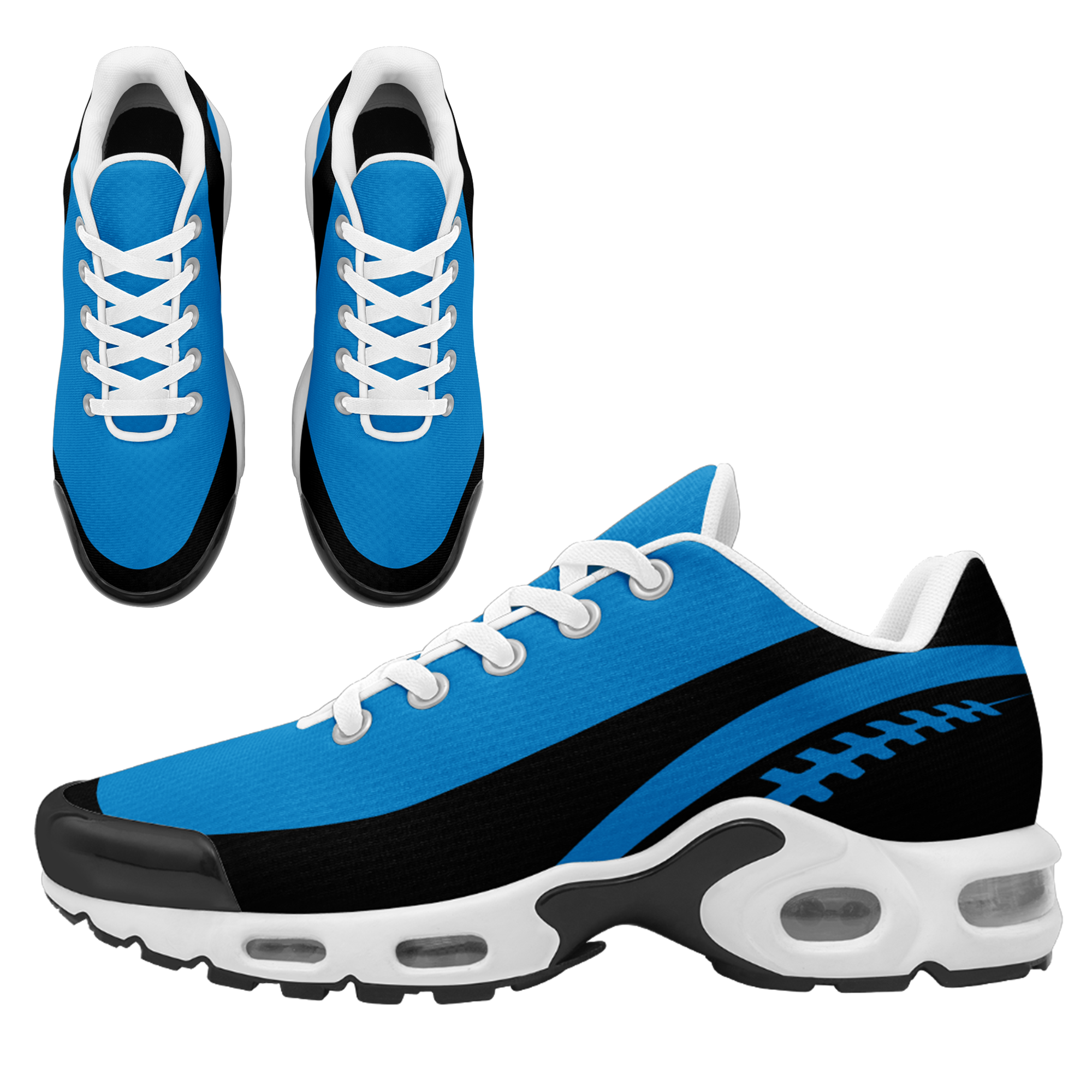 Custom Blue Black TN Shoes Personalized Sneakers TN-D020077-6