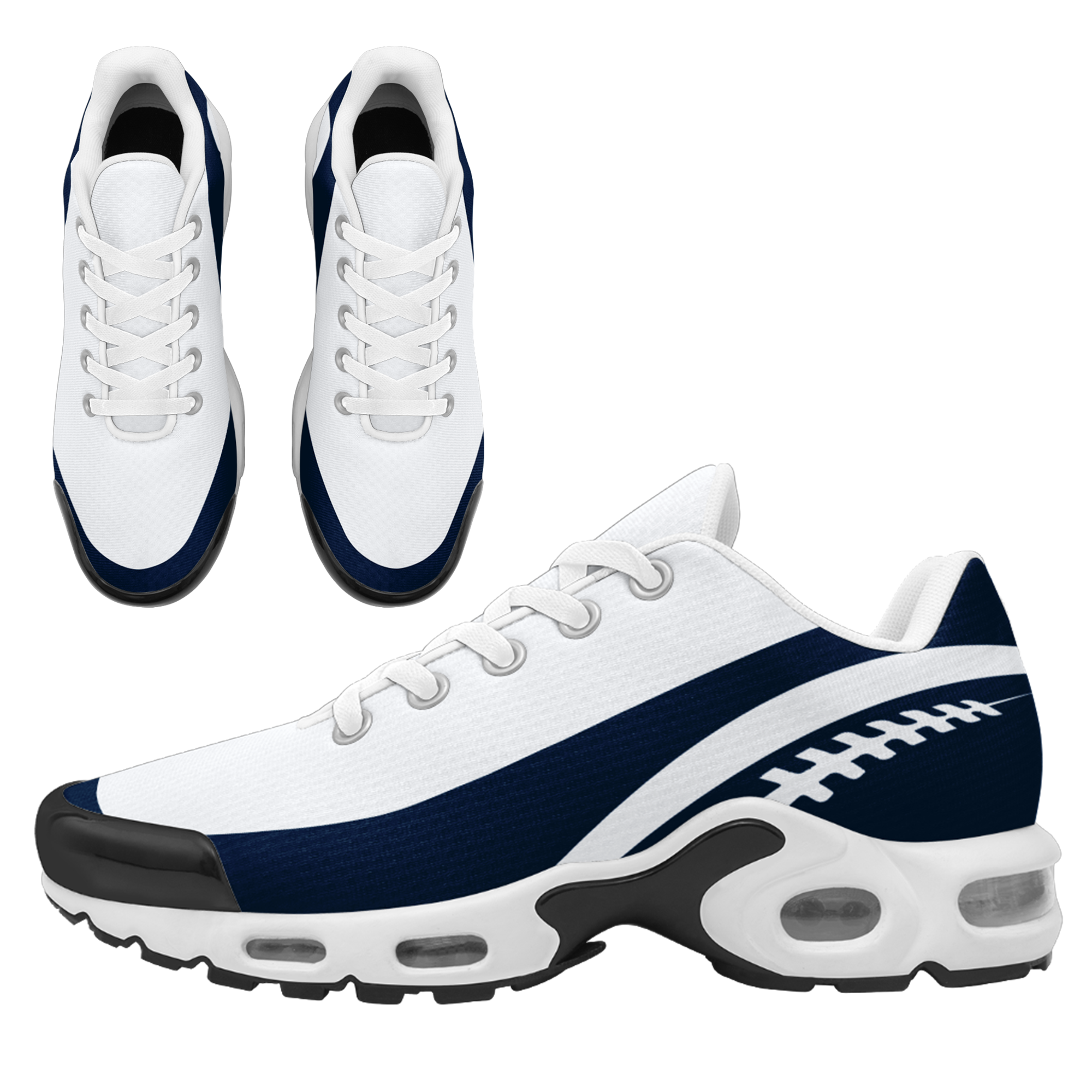 Custom Blue White Jersey and TN Shoes Combo Offer Personalized ZH-D0200101-9