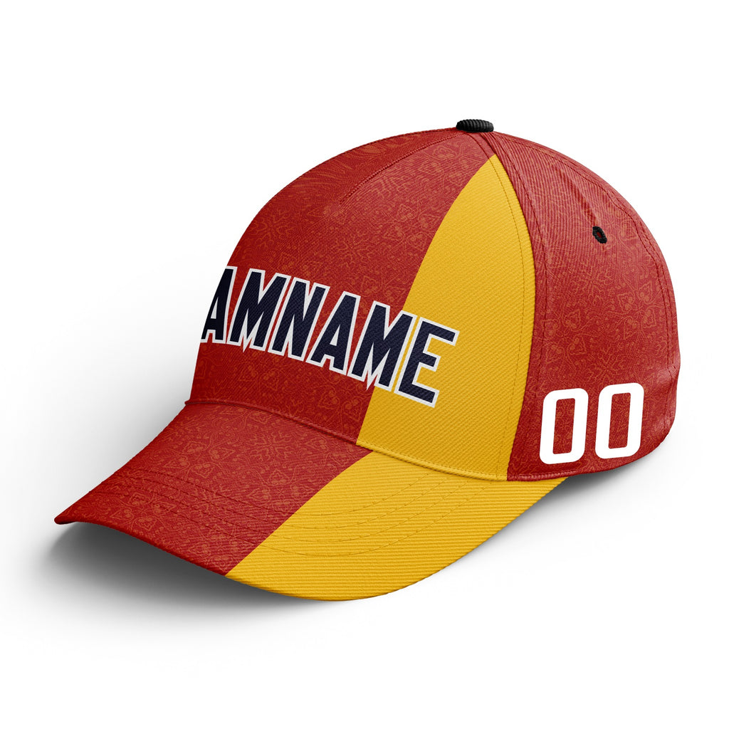Custom Spain 2026 World Cup High Quality Soccer Stadium Version Jersey Sneakers Sports Shoes and Hat Combo Offer Personalized Team Name and Logo ZH-F007049-006