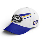 Custom Bosnia and Herzegovina 2026 World Cup High Quality Soccer Stadium Version Jersey Sneakers Sports Shoes and Hat Combo Offer Personalized Team Name and Logo ZH-F006103-1