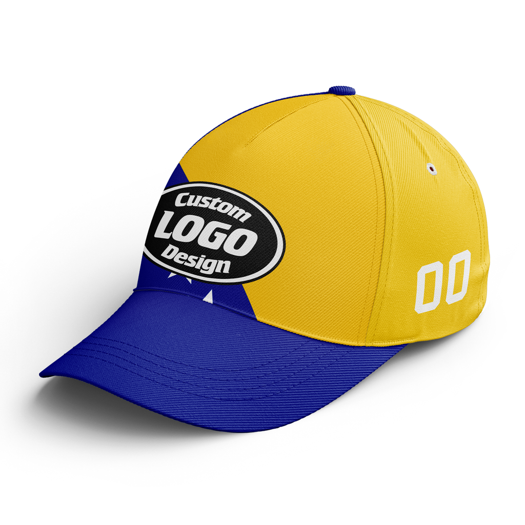 Custom Bosnia and Herzegovina 2026 World Cup High Quality Soccer Stadium Version Jersey Sneakers Sports Shoes and Hat Combo Offer Personalized Team Name and Logo ZH-F006103-3