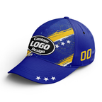 Custom Bosnia and Herzegovina 2026 World Cup High Quality Soccer Stadium Version Jersey Sneakers Sports Shoes and Hat Combo Offer Personalized Team Name and Logo ZH-F006103-5