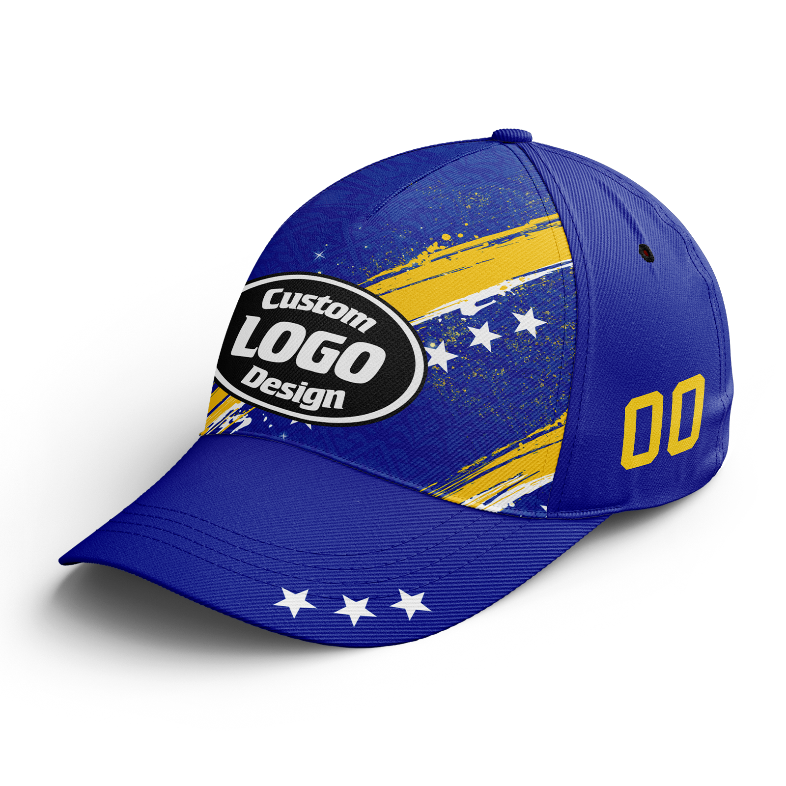 Custom Bosnia and Herzegovina 2026 World Cup High Quality Soccer Stadium Version Jersey Sneakers Sports Shoes and Hat Combo Offer Personalized Team Name and Logo ZH-F006103-5