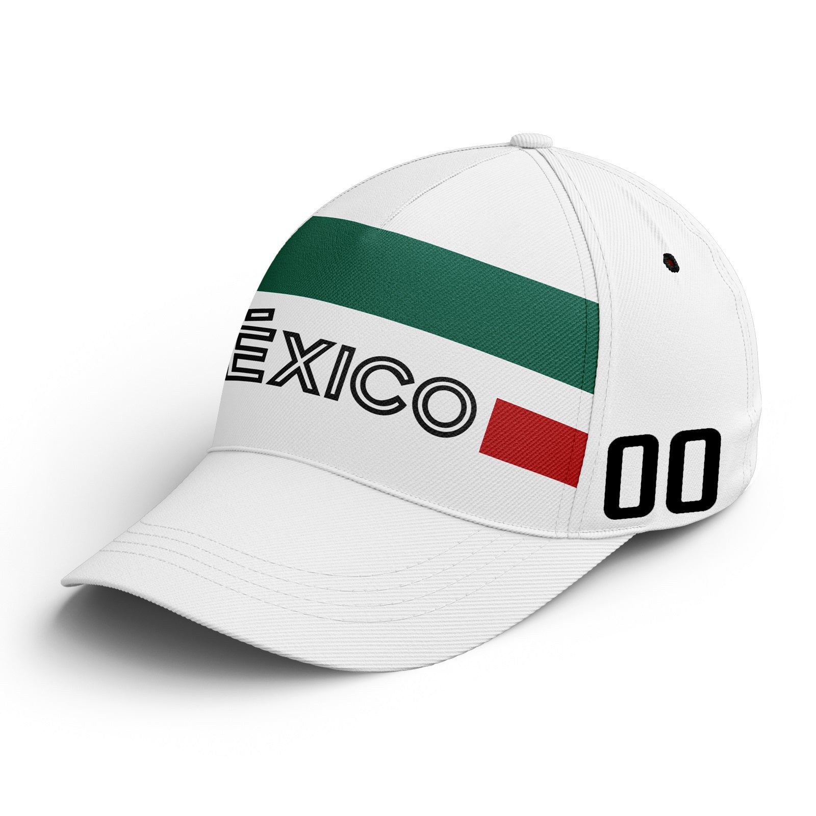 Custom Mexico 2026 World Cup High Quality Soccer Stadium Version Jersey Sneakers Sports Shoes and Hat Combo Offer Personalized Team Name and Logo ZH-F007043-003