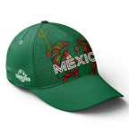 Personalized 2026 Mexico Soccer Fan Hat - Add Your Name & Design Custom 2026 Football Tournament Hat YW061-F007042-004