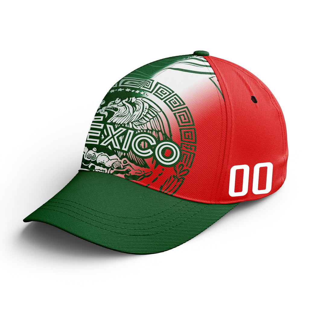 Custom Mexico 2026 World Cup High Quality Soccer Stadium Version Jersey Sneakers Sports Shoes and Hat Combo Offer Personalized Team Name and Logo ZH-F007043-005