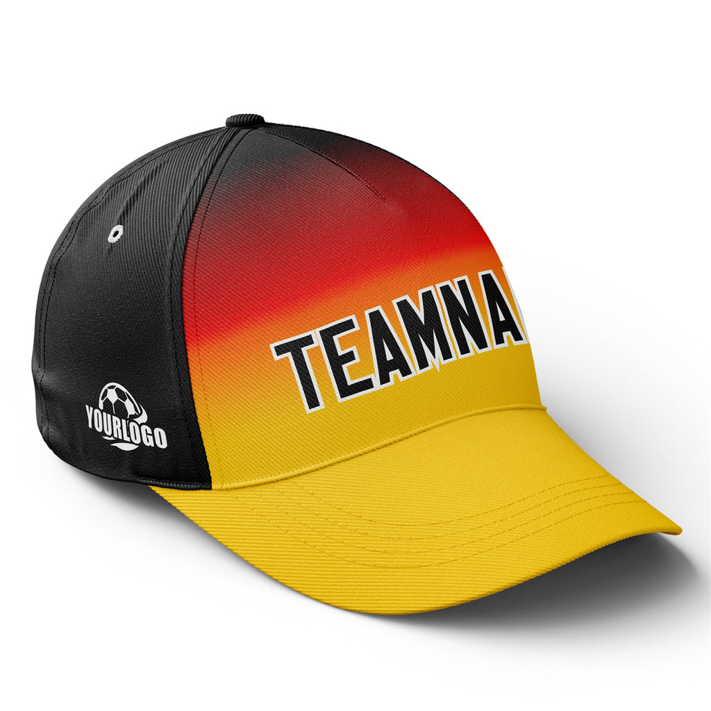 Personalized 2026 Germany Soccer Fan Hat - Add Your Name & Design Custom 2026 Football Tournament Hat YW061-F007044-004