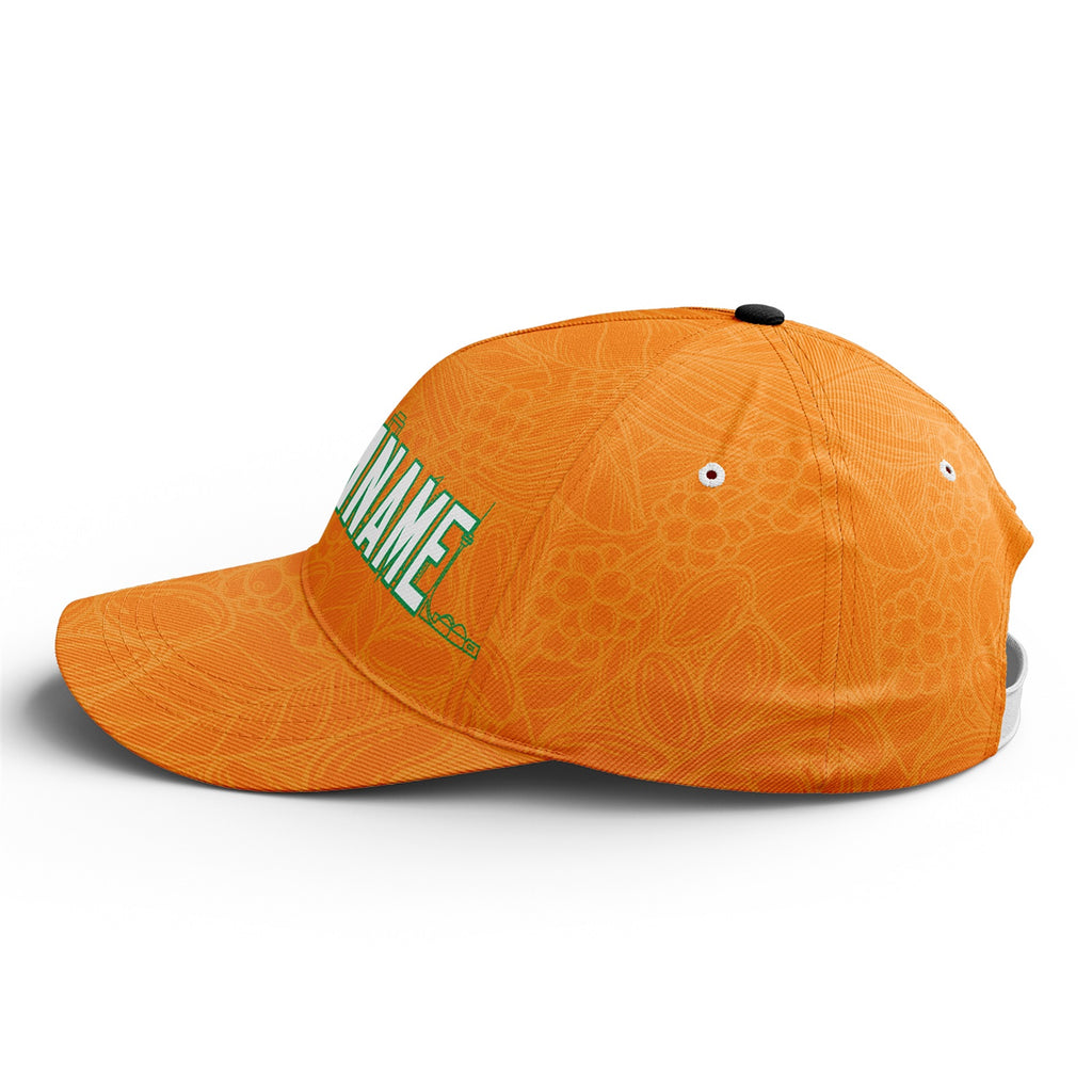 Personalized 2026 Ivory Coast Soccer Fan Hat - Add Your Name & Design Custom 2026 Football Tournament Hat YW061-F007054-001