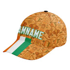 Personalized 2026 Ivory Coast Soccer Fan Hat - Add Your Name & Design Custom 2026 Football Tournament Hat YW061-F007054-003