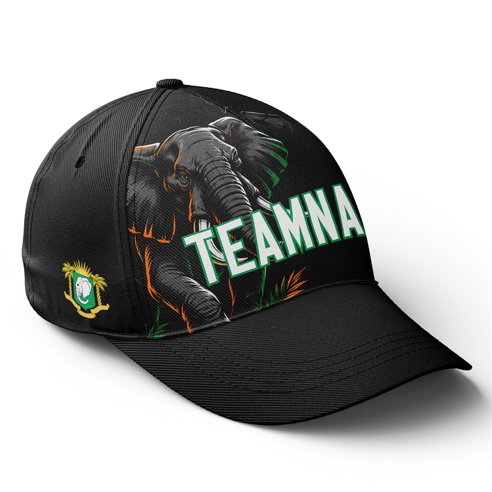 Personalized 2026 Ivory Coast Soccer Fan Hat - Add Your Name & Design Custom 2026 Football Tournament Hat YW061-F007054-005