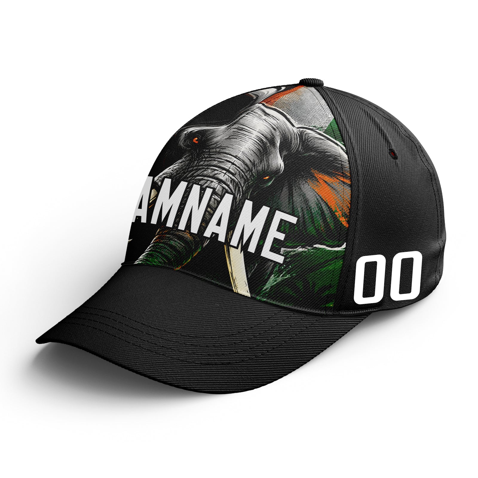 Custom Ivory Coast 2026 World Cup High Quality Soccer Stadium Version Jersey Sneakers Sports Shoes and Hat Combo Offer Personalized Team Name and Logo ZH-F007055-006