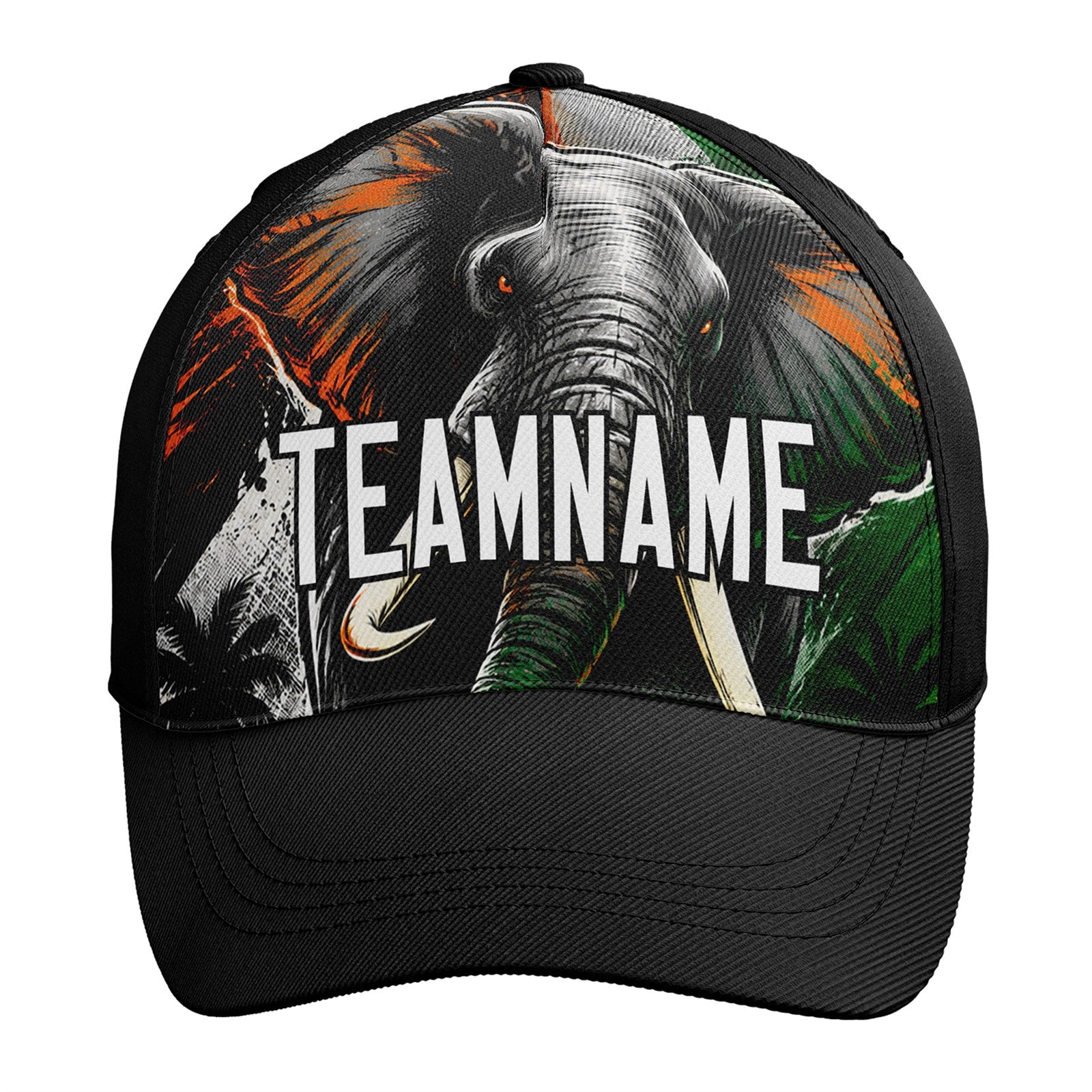 Personalized 2026 Ivory Coast Soccer Fan Hat - Add Your Name & Design Custom 2026 Football Tournament Hat YW061-F007054-006
