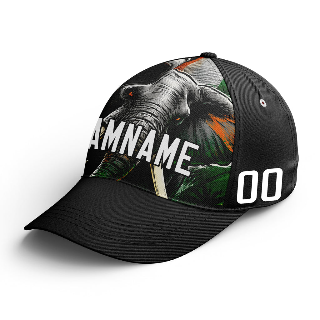 Custom Ivory Coast 2026 World Cup High Quality Soccer Stadium Version Jersey Sneakers Sports Shoes and Hat Combo Offer Personalized Team Name and Logo ZH-F007055-006